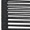 vidaXL 5 Piece Garden Dining Set Black Cotton Rope and Steel