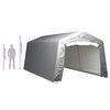 vidaXL Storage Tent 300x600 cm Steel Grey