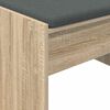 vidaXL Hall Bench with Cushion Sonoma Oak 83 x 38 x 40 cm
