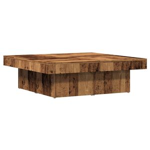 vidaXL Coffee Table Old Wood 90x90x28 cm Engineered Wood
