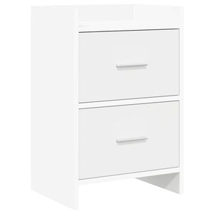 vidaXL Bedside Tables White 40 x 30 x 60 cm Engineered Wood