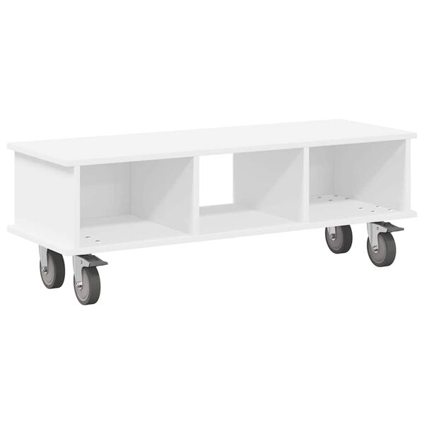 vidaXL TV Stand White 100 x 35 x 35 cm Engineered Wood