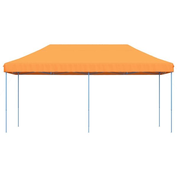vidaXL Party Tent Folding Orange 292 x 580 x 315 cm Oxford Fabric