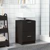 vidaXL Sink Cabinet Black 40x37x59 cm Engineered Wood