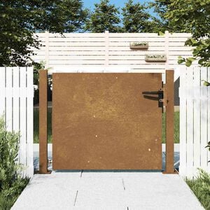 vidaXL Garden Gate 100x75 cm Corten Steel