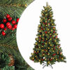 vidaXL Artificial Hinged Christmas Tree 120 cm 150 LEDs Warm White