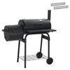 vidaXL Outdoor Grill 103 x 60 x 113 cm Steel Black