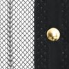 vidaXL Insect Door Curtains 2 pcs with Magnet Blocks Black 200x80 cm