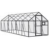 vidaXL Aviary Anthracite 1.79x6x1.85 m Aluminium