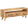 vidaXL TV Cabinet 110x30x40 cm Solid Mango Wood