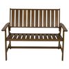 Lesli Living Garden Bench Calgary 120x66x91 cm Teak Look