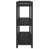 vidaXL Bookshelf Black Oak 80 x 30 x 85 cm Engineered Wood