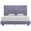 vidaXL Bed Frame without Mattress Light Grey Fabric 135x190 cm Double