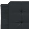 vidaXL Bed Frame without Mattress "Zadar" Black 90x200 cm Faux Leather