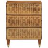 vidaXL Bedside Cabinet 50x33x62 cm Solid Wood Mango