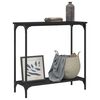 vidaXL Console Table Black 75x30.5x75 cm Engineered Wood