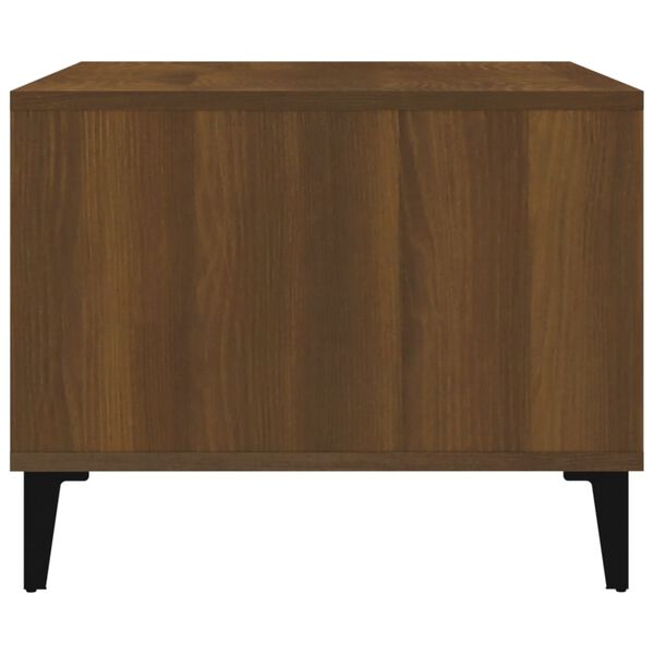 vidaXL Coffee Table Brown Oak 60x50x40 cm Engineered Wood