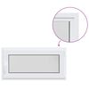 vidaXL Basement Window Internal Colour White RISOR 100 x 55 cm
