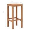 vidaXL Bar Stools 4 pcs Solid Teak Wood