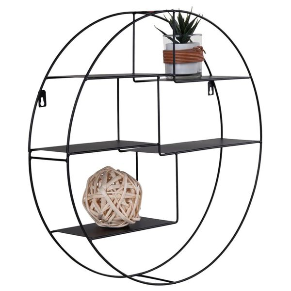 House Nordic Shelf Sophie Steel Black