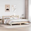 vidaXL Bed Frame without Mattress 200x200 cm Solid Wood Pine