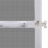 vidaXL White Hinged Insect Screen for Doors 120 x 240 cm