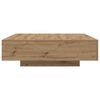 vidaXL Coffee Table Artisan Oak 100 x 100 x 31 cm Engineered Wood