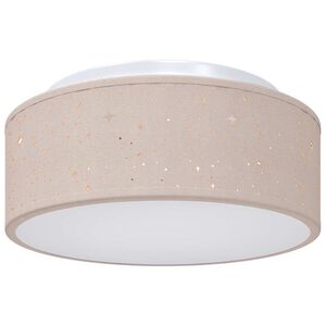 vidaXL Ceiling Lamp Taupe 30 x 13.5 cm Fabric