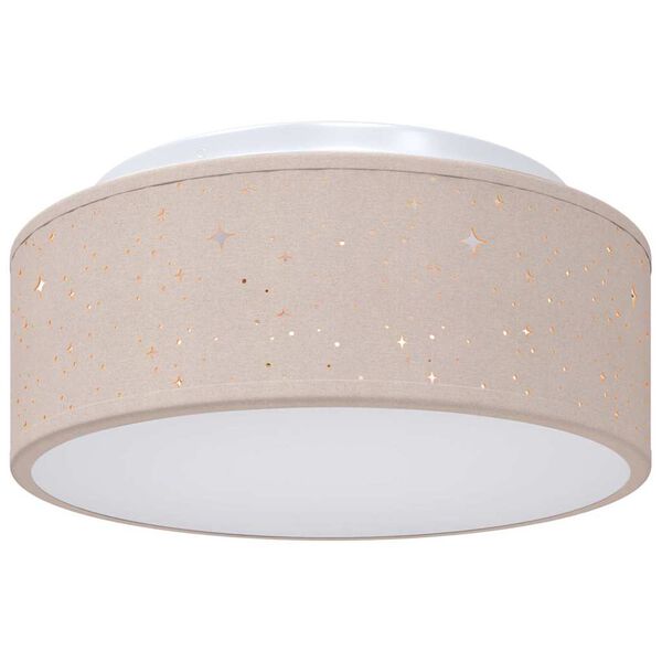 vidaXL Ceiling Lamp Taupe 30 x 13.5 cm Fabric