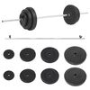 vidaXL Barbell with Plates 60 kg