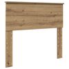 vidaXL Bed Frame Artisian Oak 100 x 200 cm Solid Pine Wood