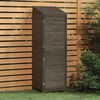 vidaXL Garden Shed Anthracite 55x52x174.5 cm Solid Wood Fir