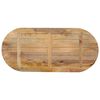 vidaXL Table Top 110x40x2.5 cm Oval Solid Wood Mango
