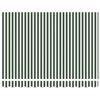 vidaXL Retractable Awning Manual Green and white 350 x 250 cm Fabric