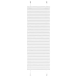 vidaXL Pleated Blind White 40x100 cm Fabric Width 39.4 cm Polyester