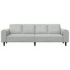 vidaXL Sofa Set Light grey Velvet
