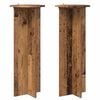 vidaXL Plant Stand 2 pcs Old Wood &Oslash;40 x 100 cm Engineered Wood