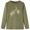 Kids' T-shirt with Long Sleeves Khaki 104