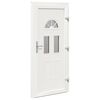 vidaXL Front Door White 110x210 cm PVC