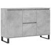 vidaXL Sideboard Concrete Grey 101,5x35x70 cm Engineered Wood