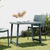 vidaXL Camping Table Green 79x56x64 cm PP Wooden Look