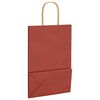 vidaXL Paper Bags 50 pcs with Handles Red 21x11x31 cm