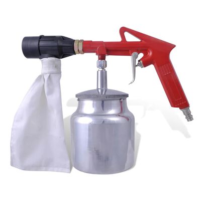Air Sand Blasting Kit Sand & Nozzles Included