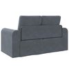 vidaXL Sofa Bed Dark Grey 148 x 71 x 83 cm Velvet