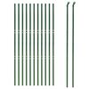 vidaXL Wire Mesh Fence Green 1.8x25 m Galvanised Steel