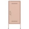 vidaXL Sideboards 2 pcs Pink 36x39x79 cm Steel