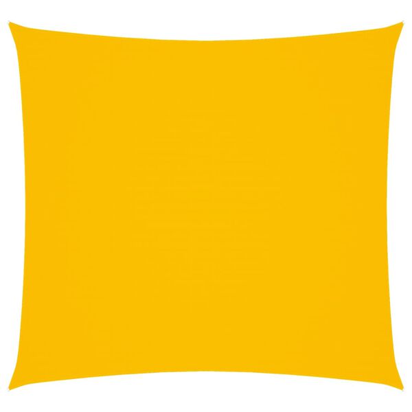 vidaXL Sunshade Sail Oxford Fabric Square 2x2 m Yellow
