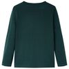 Kids' T-shirt with Long Sleeves Dark Green 104