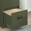 vidaXL File Cabinet Olive Green 44 x 50 x 74.5 cm Cold-Rolled Steel