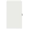 vidaXL Storage Cabinet White 60 x 40 x 70 cm Steel